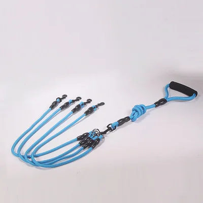Dog Nylon Rope Double Leash -  Tenini Strive Pet