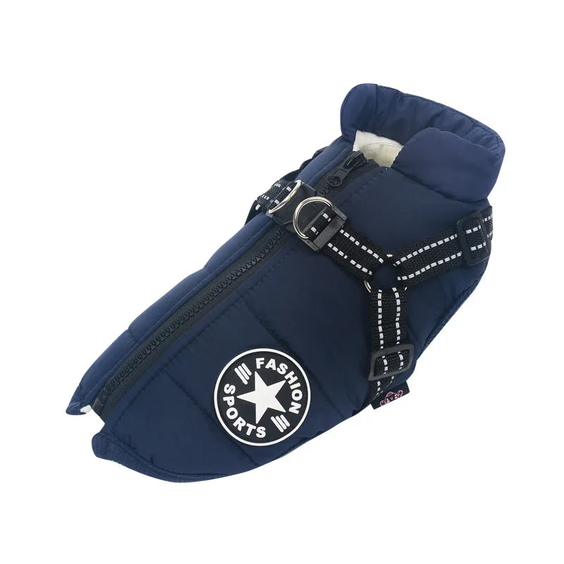 Soft Warm Dog Harness Jacket -  Tenini Strive Pet