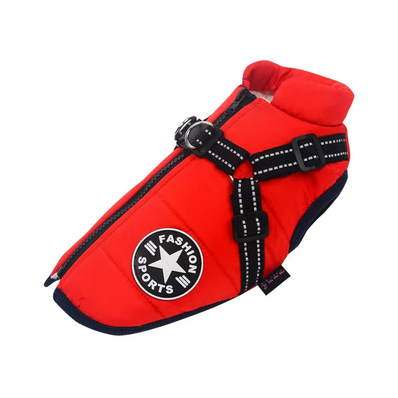Soft Warm Dog Harness Jacket -  Tenini Strive Pet