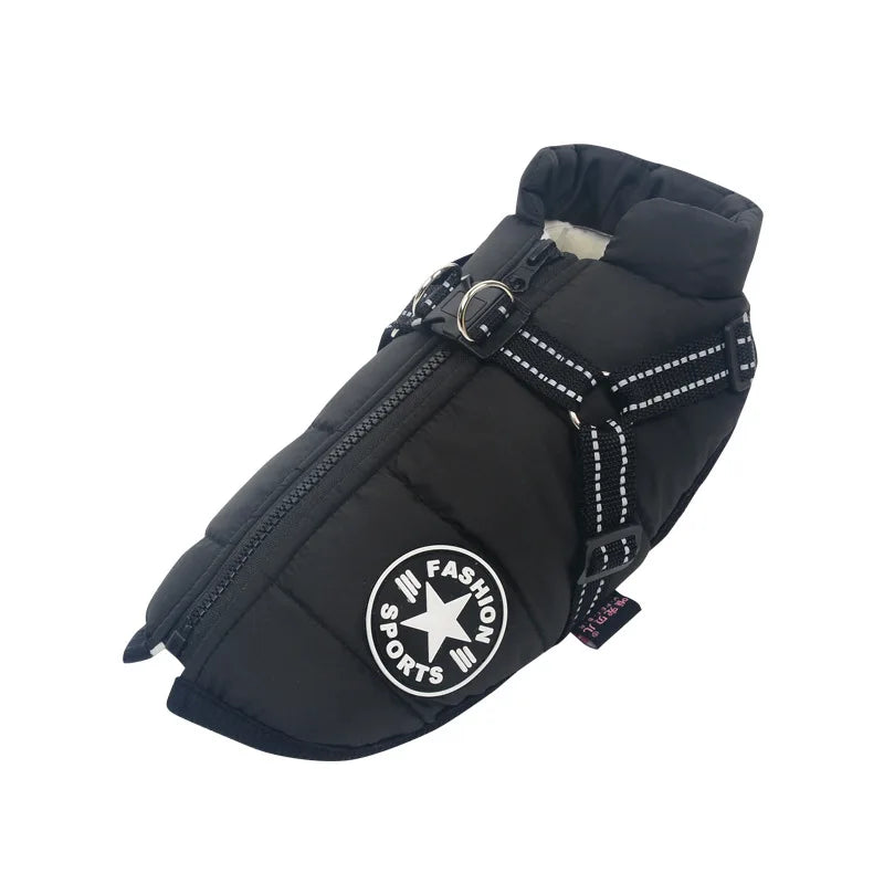 Soft Warm Dog Harness Jacket -  Tenini Strive Pet