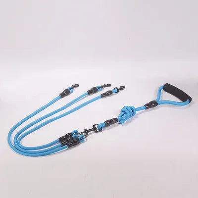 Dog Nylon Rope Double Leash -  Tenini Strive Pet