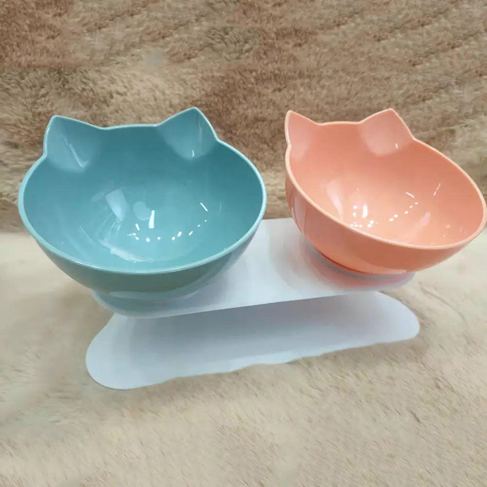 Non-Slip Cat Single Double Bowls -  Tenini Strive Pet