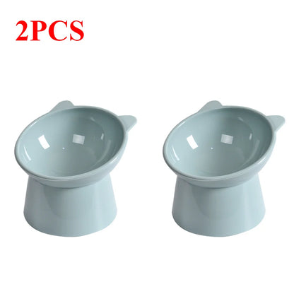 Tilted Elevated Cat Food Bowl -  Tenini Strive Pet