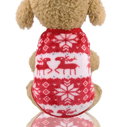 Dog Elk Santa Claus Hoodies -  Tenini Strive Pet
