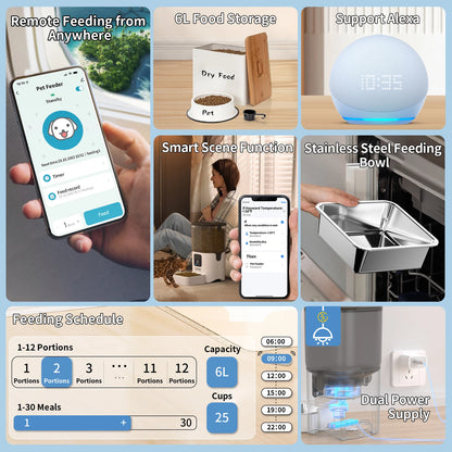 Smart Automatic Pet Feeder -  Tenini Strive Pet