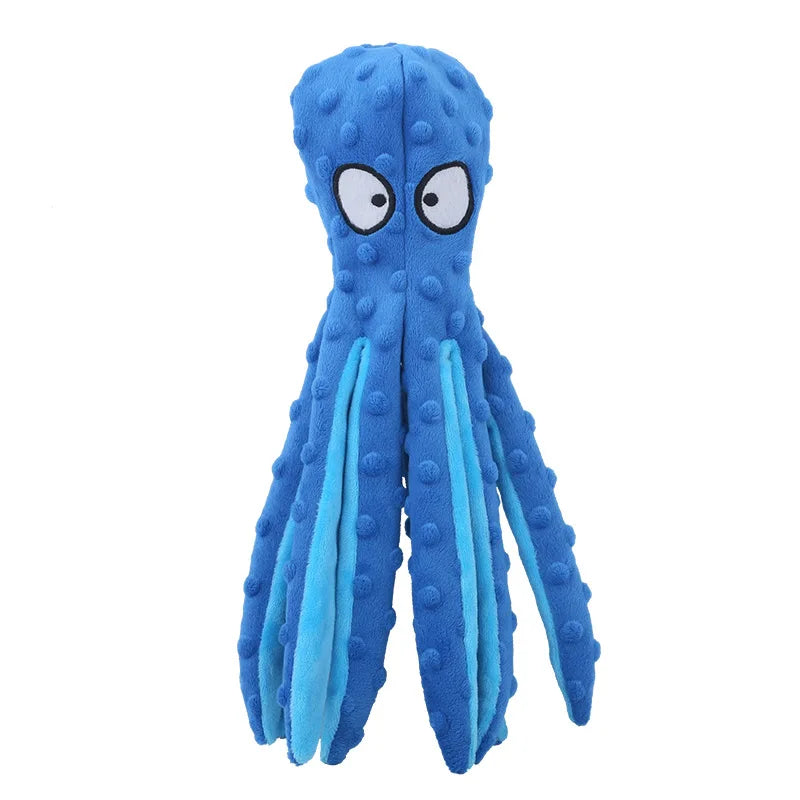 Dog Octopus Plush squeaky Toy -  Tenini Strive Pet