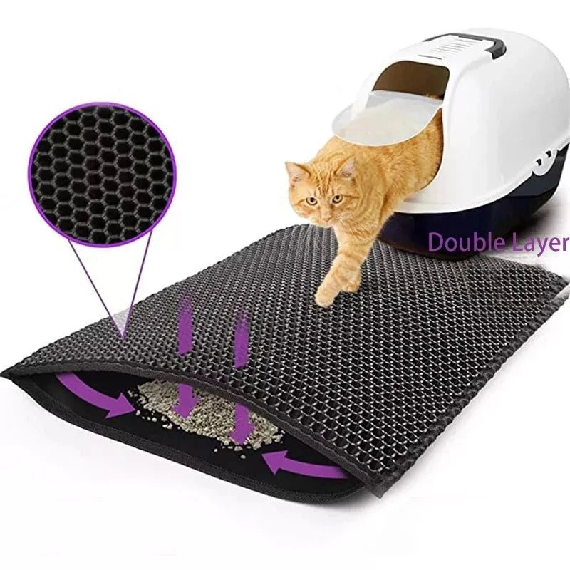 Pet Double Layer EVA Cat Litter Pad -  Tenini Strive Pet