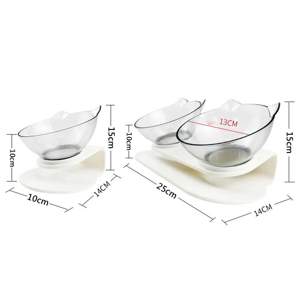 Non-Slip Cat Single Double Bowls -  Tenini Strive Pet