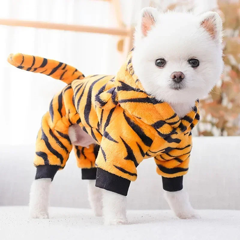 Soft Warm Fleece Dogs Jumpsuits -  Tenini Strive Pet