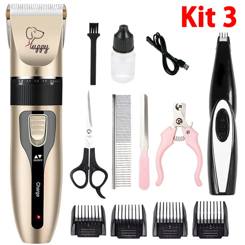 Electric Pet Clipper Grooming Kit -  Tenini Strive Pet