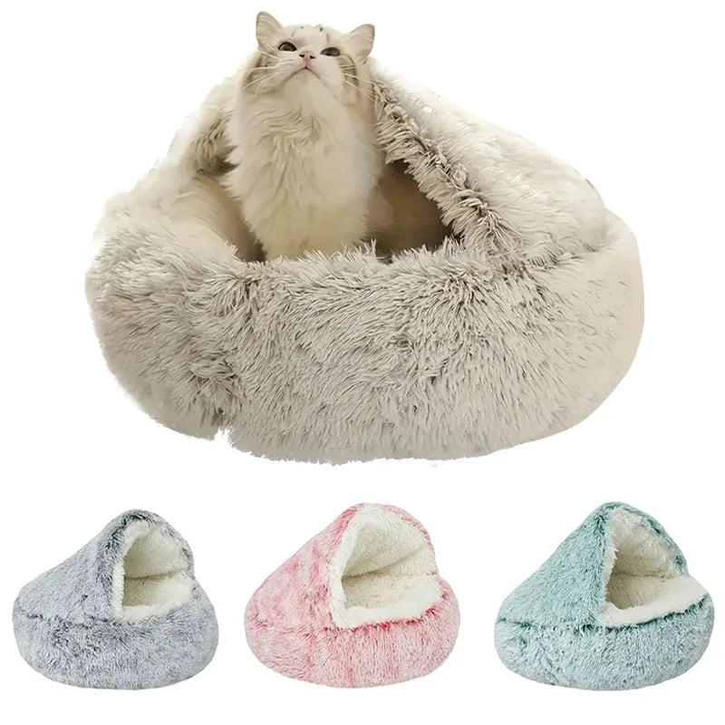 Warm Cat Semi-enclosed Bed -  Tenini Strive Pet