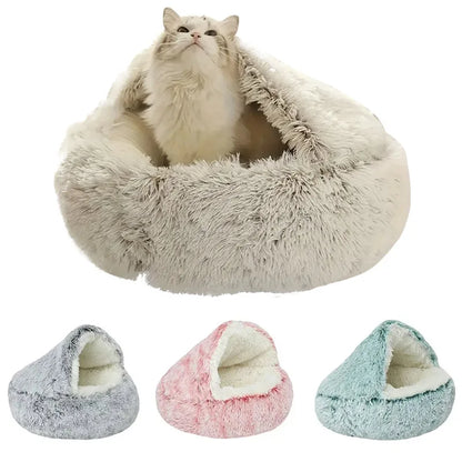 Warm Cat Semi-enclosed Bed -  Tenini Strive Pet