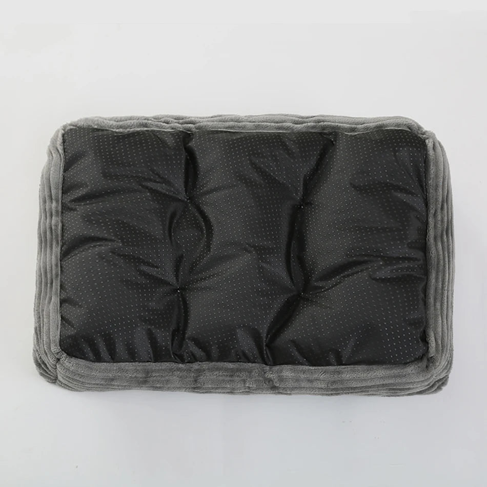 Dog Square Plush Kennel Bed -  Tenini Strive Pet