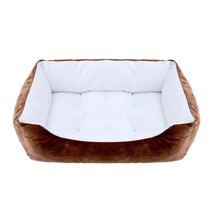 Dog Square Plush Kennel Bed -  Tenini Strive Pet