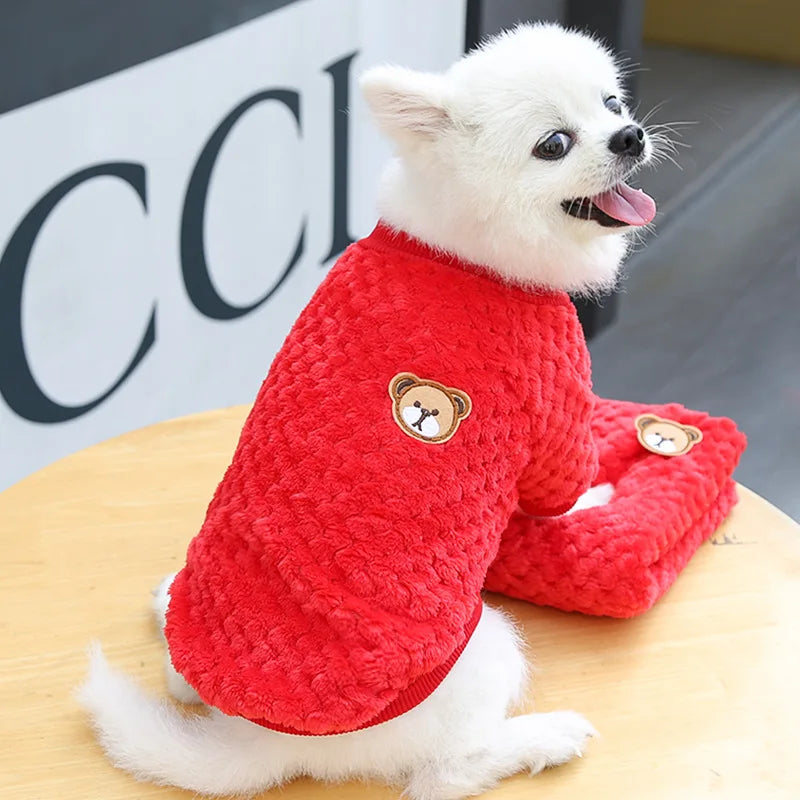 Winter Warm Fleece Dog Jacket -  Tenini Strive Pet