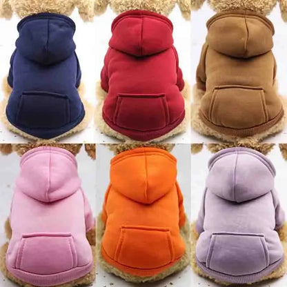 Dog Winter Hooded Sweatshirt -  Tenini Strive Pet