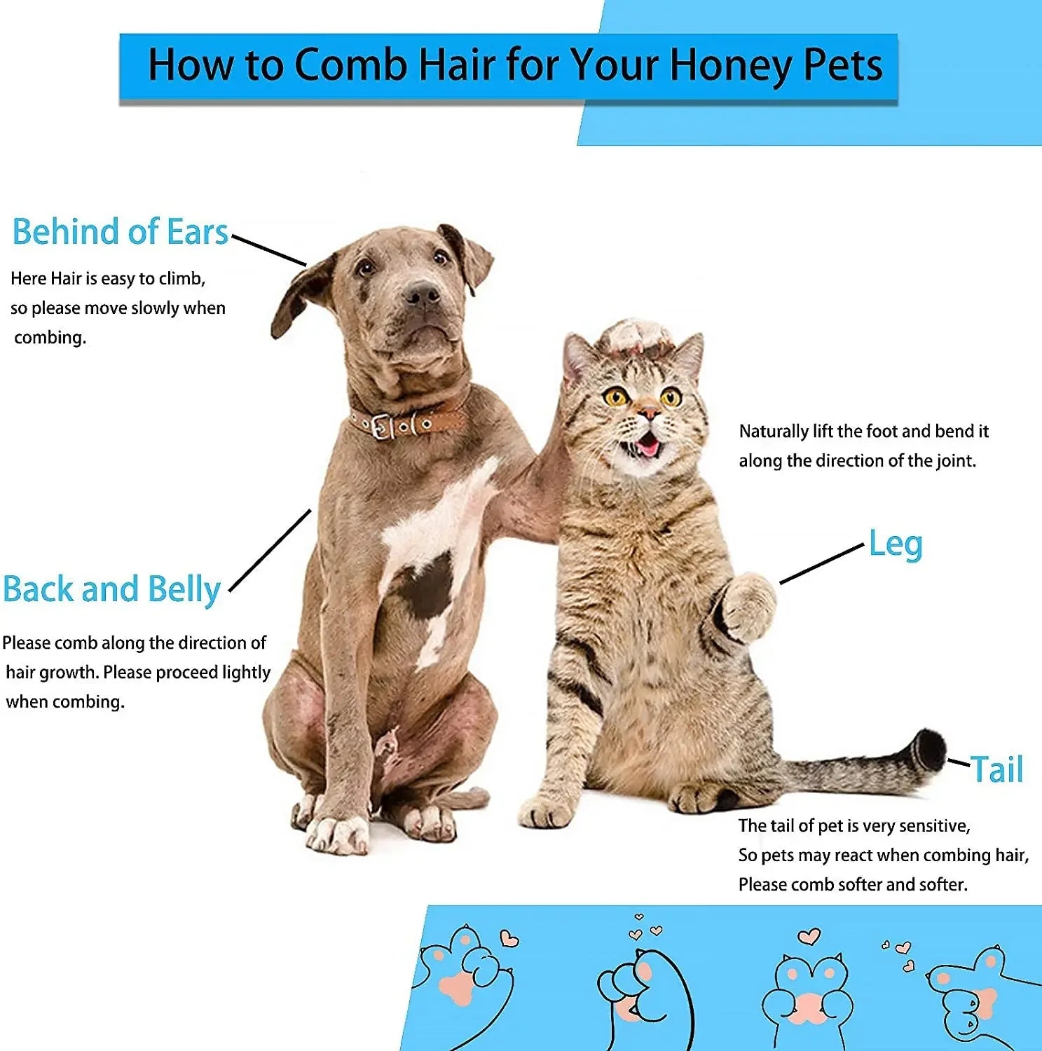 Dog Hair Remover Brush -  Tenini Strive Pet