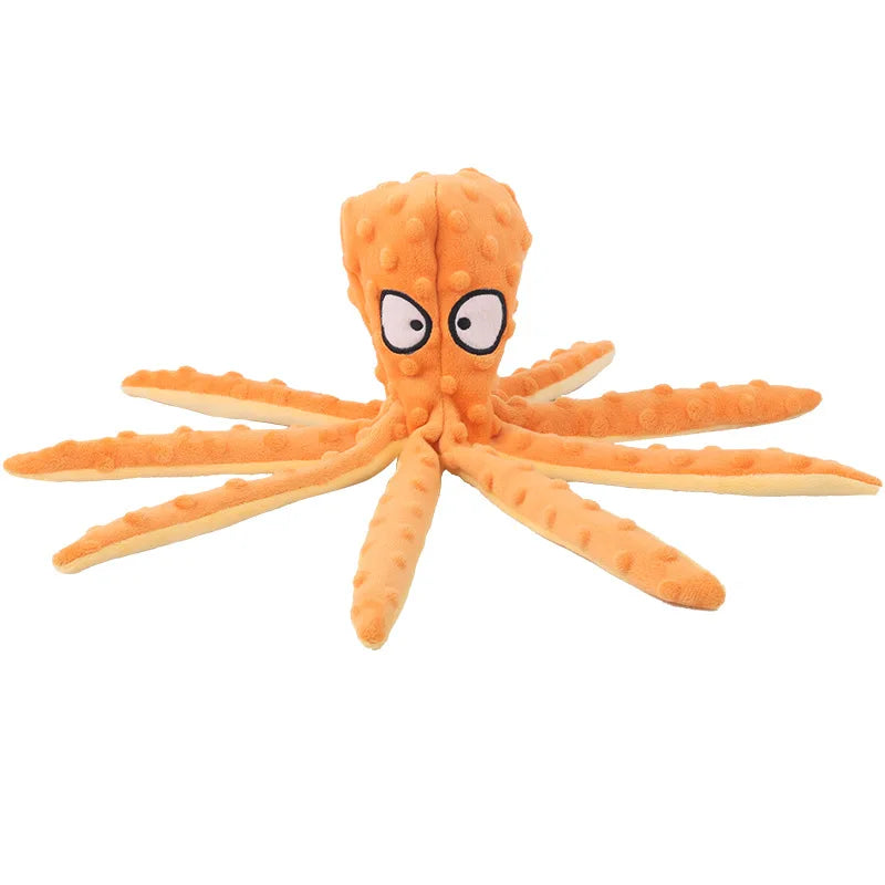 Dog Octopus Plush squeaky Toy -  Tenini Strive Pet