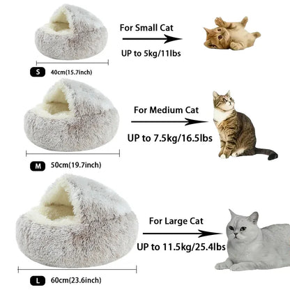 Warm Cat Semi-enclosed Bed -  Tenini Strive Pet