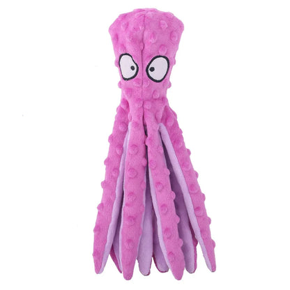 Dog Octopus Plush squeaky Toy -  Tenini Strive Pet