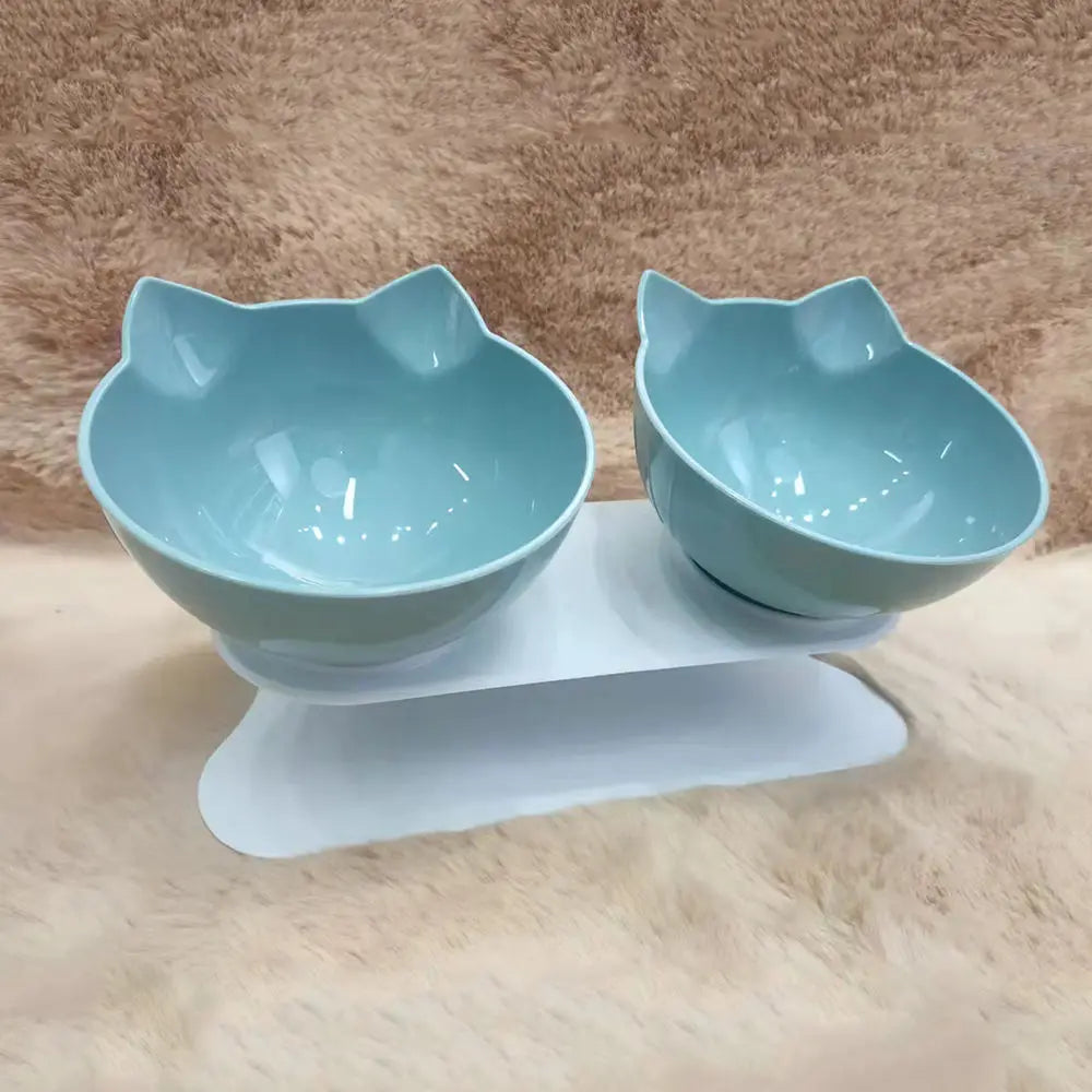 Non-Slip Cat Single Double Bowls -  Tenini Strive Pet