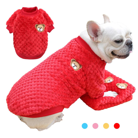 Winter Warm Fleece Dog Jacket -  Tenini Strive Pet