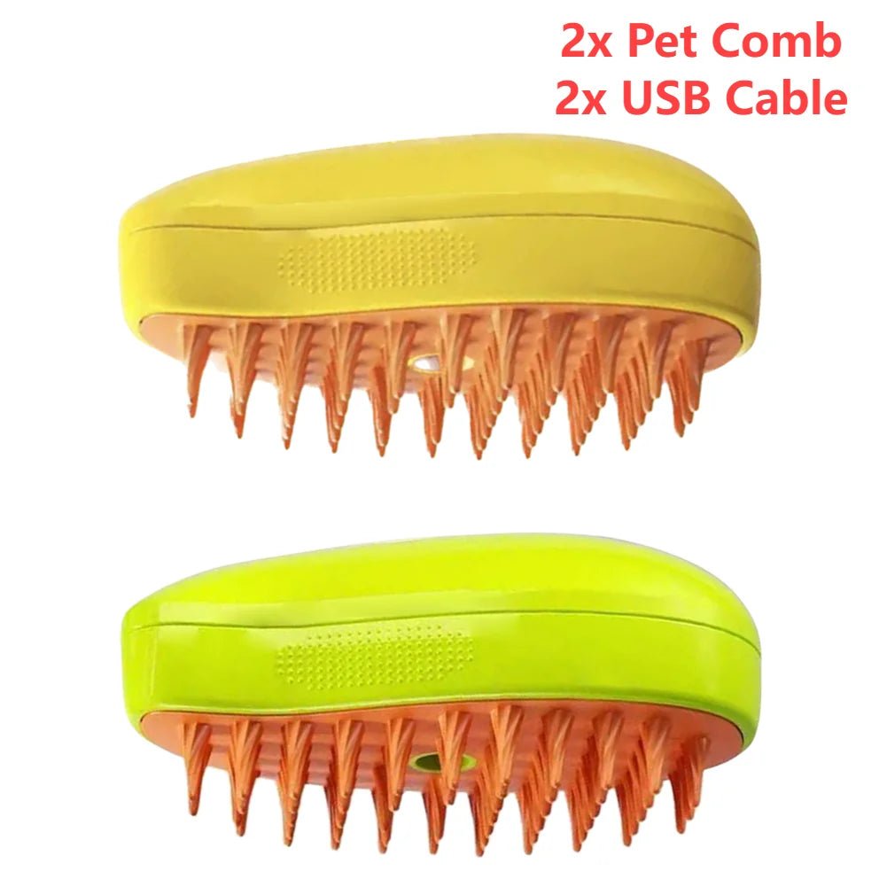 Dog 3 In 1 Steamy Brush for Grooming & Hair Removal | Tenini Strive Pet