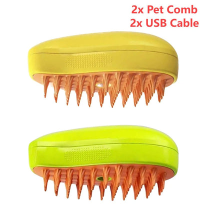 Dog 3 In 1 Steamy Brush for Grooming & Hair Removal | Tenini Strive Pet