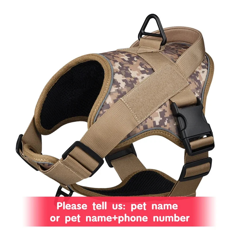 No Pull Tactical Dog Harness -  Tenini Strive Pet