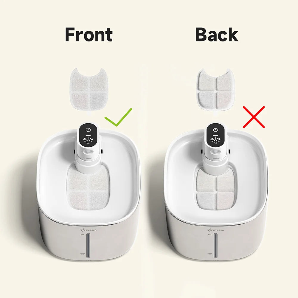 Replacement Filters For 4L Wireless Cat Water Fountain Auto Sensor Drinking Fountain For Cats Dog Drinker Pet Water Dispenser