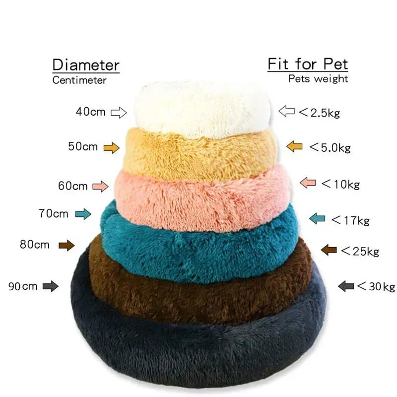 Super Soft Pet Round Bed -  Tenini Strive Pet