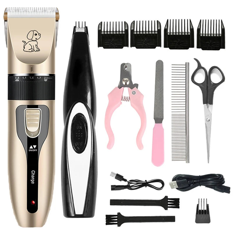 Electric Pet Clipper Grooming Kit -  Tenini Strive Pet