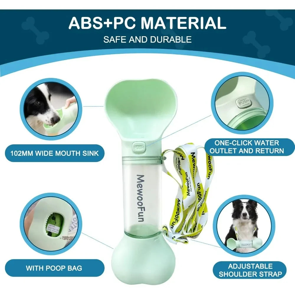 Dog Outdoor Unique Water Bottle -  Tenini Strive Pet