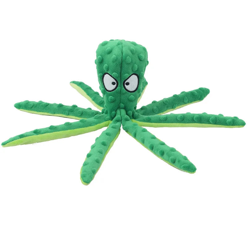 Dog Octopus Plush squeaky Toy -  Tenini Strive Pet