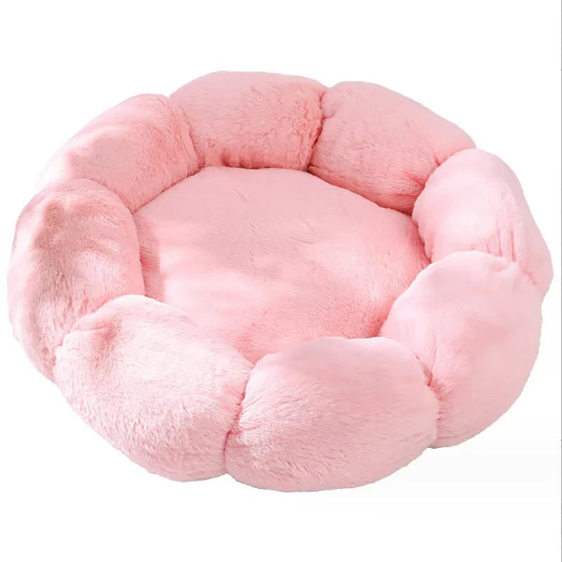 Soft Plush Pet Cat Flower Nest -  Tenini Strive Pet