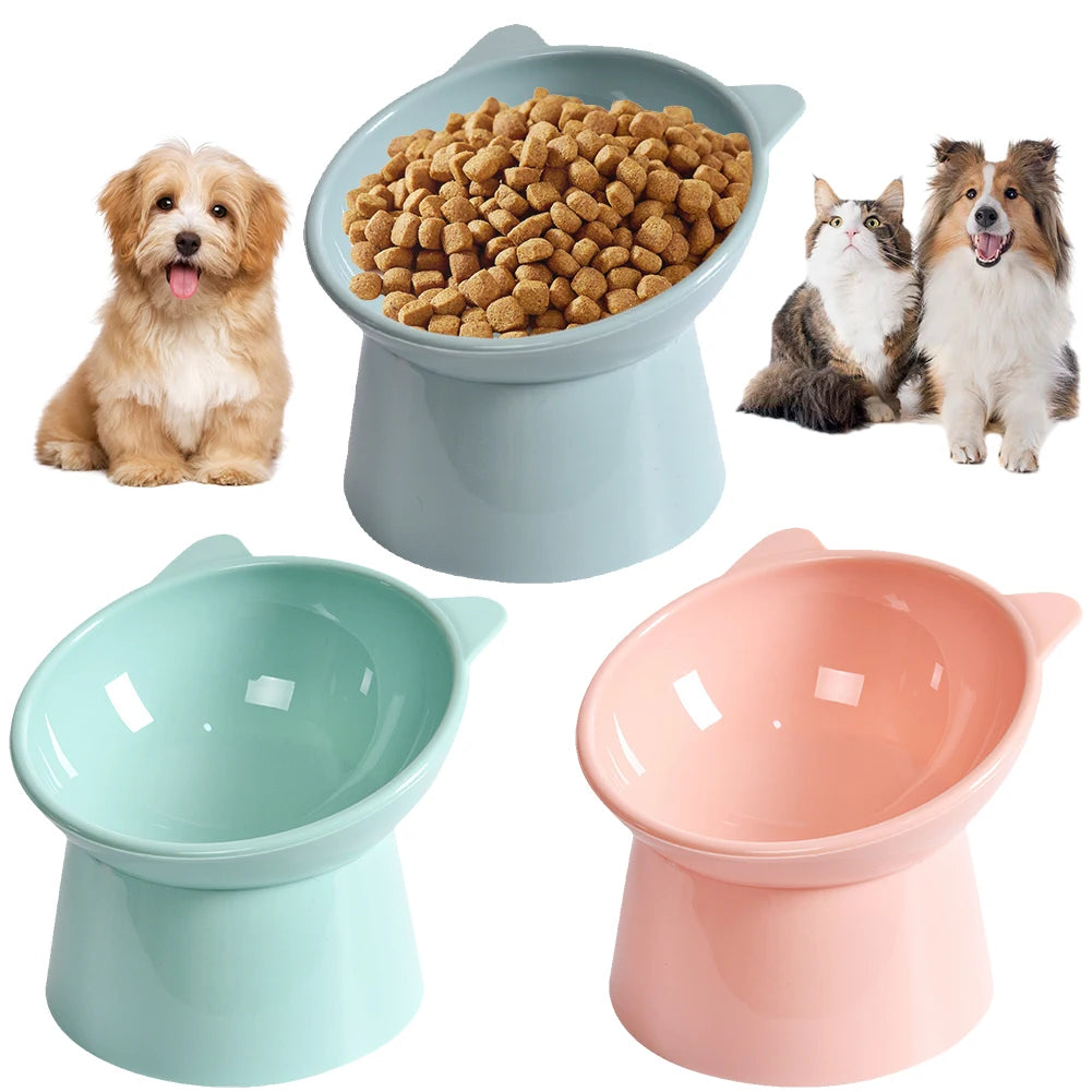 Tilted Elevated Cat Food Bowl -  Tenini Strive Pet