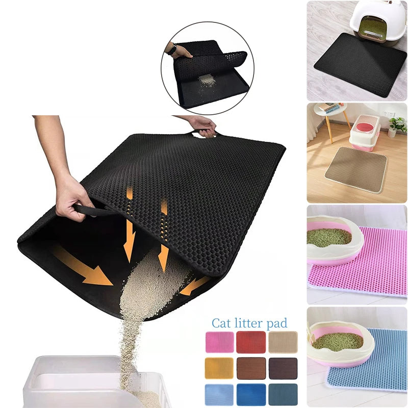 Pet Double Layer EVA Cat Litter Pad -  Tenini Strive Pet